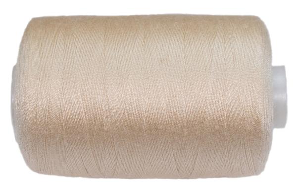 Nähgarn aus Polyester in creme 1000 m 40/2